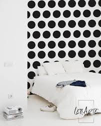 Black And White Polka Dot Wallpaper In Room Welcome In Lenarte I Am So Happy To Offer Easy To Apply And Completely Repositionable Wallpapers Polka Dots Wallpaper Dots Wallpaper Black And White Wallpaper