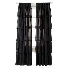 Target Expect More Pay Less Curtains With Blinds Black Sheer Curtains Curtains