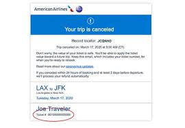 However, note that when the flight is cancelled for reasons outside the airline's control, they may waive their obligation to offer a refund and a compensation. Reservations Tickets Faqs Customer Service American Airlines