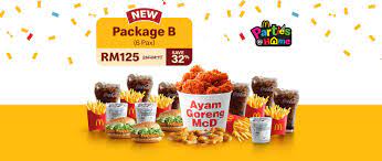 The family deal costs $27.95 and includes your choice of the following: Mcdonald S Malaysia New Party Home Package