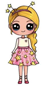 Awwww kawaii~ ur icons is teh sweetness! Draw So Cute Girl Kawaii Poppetjes Disney Novocom Top