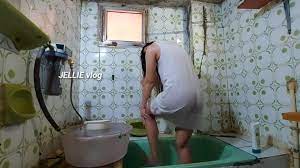 See through shower - JELLIE vlog | Nude Video on YouTube | nudeleted.com