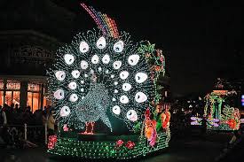 Electric Light Parade Disney World Magic Kingdom Disney Magic Kingdom Disney Parade