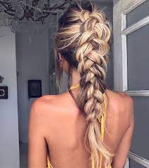 39 Trendy Messy Chic Braided Hairstyles Loose Big Braided Ponytail Hairstyle Ponytail Braids Hairsty Braids For Long Hair Hair Styles Long Hair Styles