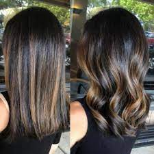 26 We Lovebayalage Brunette Long Straight Caramel Balayage 40 Ombrehair Darkbrownhair Balayage Hair Short Hair Balayage Balayage Straight Hair