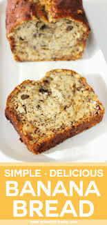 Simple Banana Bread Recipe Bananabread Bananarecipes Breakfastbread Bananabreadrecipes Banana Bread Recipe Moist Banana Nut Bread Recipe Easy Banana Bread
