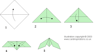 card making inspirations paper folding butterfly