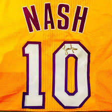 Stephen john nash oc obc (born 7 february 1974) is a canadian professional basketball coach and former player who is the head coach of the brooklyn nets of the national basketball association (nba). Autographed Steve Nash Los Angeles Lakers 10 Authentic Jersey The Steve Nash Foundation