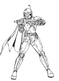 Kids N Fun Ausmalbild Star Wars The Force Awakens Boba Fett Star Wars Coloring Book Star Wars Drawings Star Wars Coloring Sheet