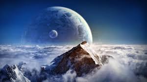 Mountains Landscape Nature Mountain Artwork Sci Fi Moon Planet Planetscape Wallpaper 2560x1440 65 Fond Ecran Gratuit Fond Ecran Paysage Paysage Fantastique