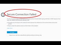 What is causing the 'youtube an error occurred playback id' error? Fix Secure Connection Failed Error Code Sec Error Ocsp Invalid Signing Cert In Mozilla Firefox Youtube