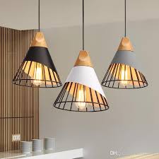 Post Modern Pendant Lamps North Europe Pendant Lights Fixture Home Indoor Lighting Restaurant Cafes Pub Hanging Lamp Black White Drop Light Ceiling Lights Pendant From Umsannagu 155 48 Dhgate Com