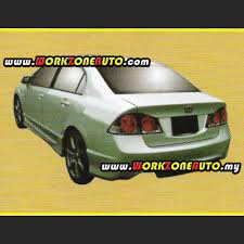 The k20a3 engine, sourced from the base rsx and civic si, is built for less power and lower rpm. Llpu1072 Honda Civic Fd Sna 2006 Snb 2009 Abs 03 Rear Bumper With Cover Shopee Malaysia