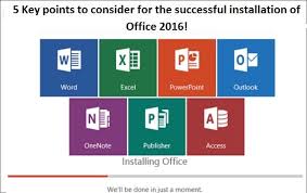 5 Key Points To Consider For The Successful Installation Of Office 2016 Microsoft Office Ms Office Office 365