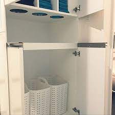 バス トイレ ホワイト 隠す収納 造作棚 美容室風 などのインテリア実例 2019 02 11 12 55 28 roomclip ルームクリップ 収納 造作 脱衣室 収納 タオル 収納 棚