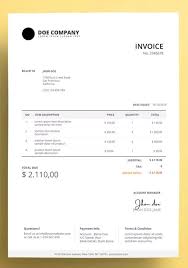 Invoice Business With Clean Style By Afahmy On Envato Elements