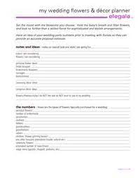 Wedding Planner Questionnaire Template Google Search Wedding Event Planning Proposal Event Planning Quotes Event Planning Printables