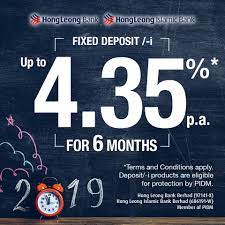 Bank 1 month 3 months 6 months 12 months; Hong Leong Bank Make Saving Your New Year Resolution Have A Good Start With Up To 4 35 P A Fixed Deposit I For 6 Months Head To Your Nearest Branch And Make Your