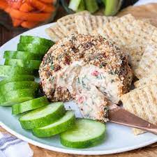Just before removing cheese ball from the freezer or refrigerator, prepare panko coating by melting butter in a medium skillet over medium heat. Vegan Bruschetta Cheese Ball Veggies Don T Bite