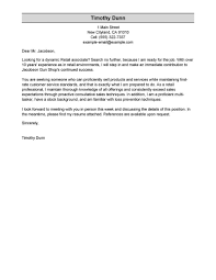 Best Retail Cover Letter Examples Livecareer