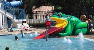 Bellaire fiberglass swimming pool, manufactured by leading edge pools & spas. Bellaire Town Square Family Aquatic Center Visiting Houston S Parks Pools One Week At A Time Jillbjarvis Com