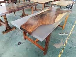 Style Moderne Usage Hotel Maison Forme Rectangle Plie Deplie Rotatif Fixe Personnalise Personnalise En 2020 Table Bois Table En Bois Naturel Table De Resine