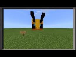 Bees have finally made their way into minecraft. Minecraft Building A Bee Face Misuettemo Youtube
