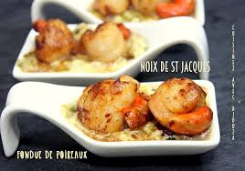 Noix De Saint Jacques Fondue De Poireaux Recette Fondue De Poireaux Noix De Saint Jacques Et Recettes De Cuisine