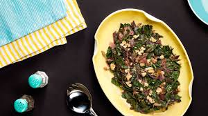Sautéed Greens with Toasted Walnuts Recipe | Epicurious