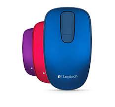 The T400 Mouse Gives You Easy Intuitive Touch Navigation For Windows 8 Quickly Scroll With A Finger Swipe Access Favorite Apps With A B Mouse Touch Logitech