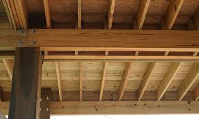 Building a structural header for a garage door opening can be handled on the jobsite and will offer the same structural support as more expensive solid wood beams. Power Beam Anthony Forest Products Co