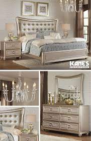 Viva La Glam You Ll Wake Up To Even Better Mornings Surrounded By The Glow From The Dynasty Bedroom Set Crafted Bedroom Sets Bedroom Furniture Sets Furniture