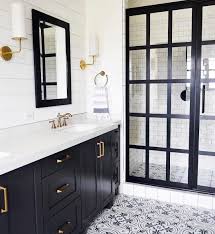 Black And White Vanity Ideas Pin By Gail Johnson Weddings Events On Bath Bathe White Master Bathroom White Bathroom Bathroom Floor Tiles