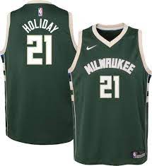 Jun 05, 2021 · the addition of defensive specialists jrue holiday and pj tucker this season, has opened up the floor for milwaukee. Nike Youth Milwaukee Bucks Jrue Holiday 21 Green Dri Fit Swingman Jersey Dick S Sporting Goods