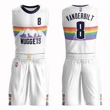 The denver nuggets are at state farm arena in atlanta, georgia taking on the atlanta hawks. Swingman Men S Jarred Vanderbilt White Jersey 8 Basketball Denver Nuggets Suit City Edition