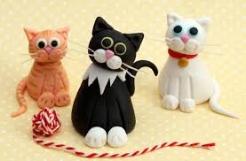 You'll need a new kitty litter box, box liner and litter scoop as props to get the full effect with this cake! Cat Cake Decorations Fondant Cat Cat Cake Topper Cat Cake
