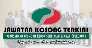 Jawatan kosong 2021 di institut penyelidikan perhutanan malaysia (frim) | permohonan adalah dipelawa daripada warganegara malaysia yang. Jawatan Kosong Di Perusahaan Otomobil Kedua Sendirian Berhad Perodua 30 June 2017 Kerja Kosong 2021 Jawatan Kosong Kerajaan 2021