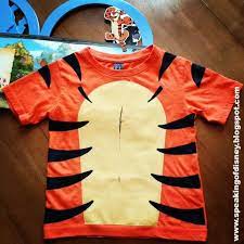 Speaking Of Disney Diy Tigger T Shirt Costume Tiger Costume Kids Tigger Costume Disney Halloween Costumes