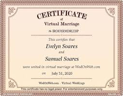 certidao de casamento casamentos virtuais por diversao para wedonweb em 2020 certidao de casamento certificado de casamento casamento certidao de casamento casamentos