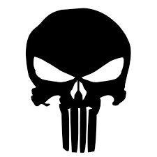 Punisher Skull Film Classic Car Stickers Motorcycle Decals Car Accessories Black Silver Skull Stencil Skull Decal Punisher Skull Decal