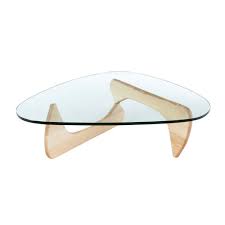 It is a coffee table around which you sit down after a day of hard work to catch up with your family. Only Design Noguchi Glass Table With Natural Base