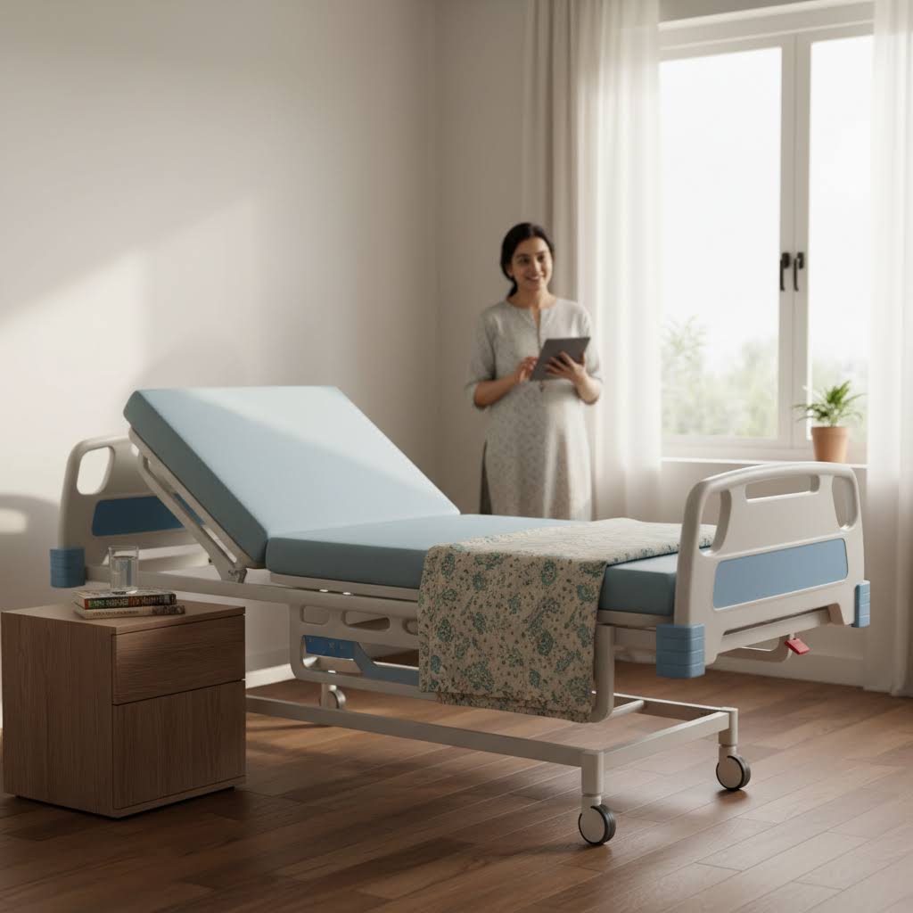 Semi-Fowler Bed Rental Delhi product image