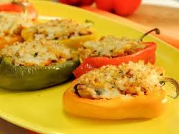 Picadillo Stuffed Peppers Recipe Stuffed Peppers Food Network Recipes Picadillo