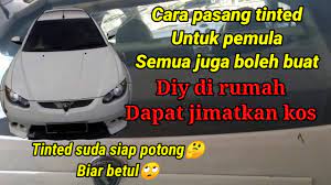 Filem cermin kereta seperti ini hanya dipromosikan untuk estetikanya. Cara Pasang Tinted Cermin Kereta Untuk Pemula Youtube