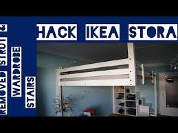 Youtube Ikea Loft Bed Hack Ikea Loft Bed Ikea