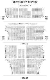 Shaftesbury Theatre Seating Plan