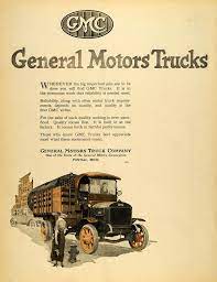 1920 Ad Gmc Pontiac Michigan General Motors Trucks Cargo Vintage Motor Motor Truck Truck Cargo Trucks