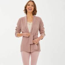 Veste d'intérieur col tailleur nuage 21 de la marque française canat. Tenue D Interieur Pour Femme Homewear Francoise Saget