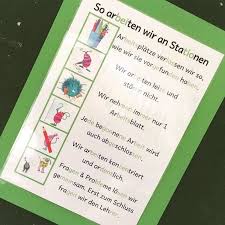 Beim Arbeiten An Den Stationen Zu Den Piloten Mussten Sich Die Kinder Naturlich An Ein Paar Besondere Regeln Halte Klassenregeln Grundschule Schule Grundschule