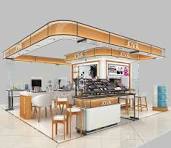 makeup kiosk design